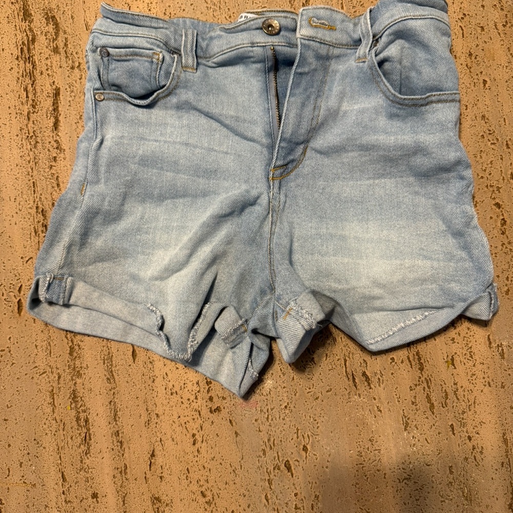 Celebrity Pink Blue Denim Women Shorts